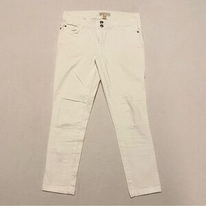 Michael Kors White Jeans Womens Size 6 Pants Flaws